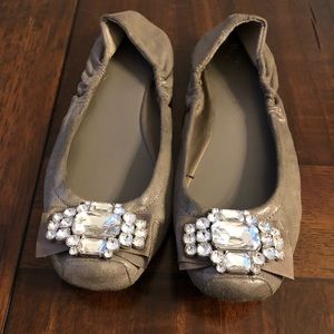 Ballet flats with jewels